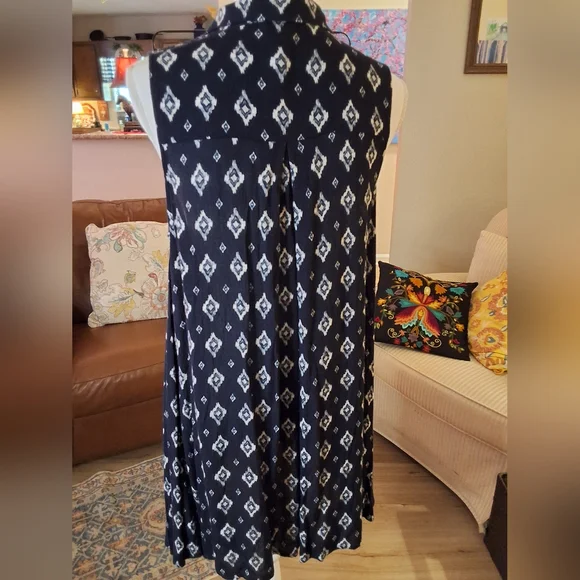 Sadie & Sage Navy and White Mini Dress - Picture 11 of 11